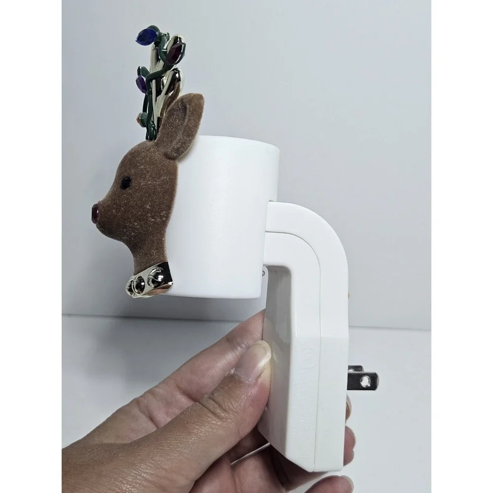 Bath & Body Works Flocked Rudolph Reindeer Christmas Wallflowers Fragrance Plug